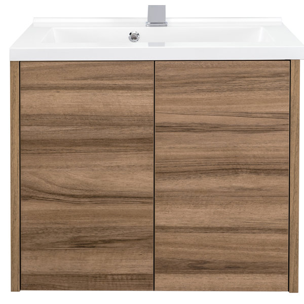 Orren Ellis Mcpeak 24" WallMounted Single Bathroom Vanity Set Wayfair